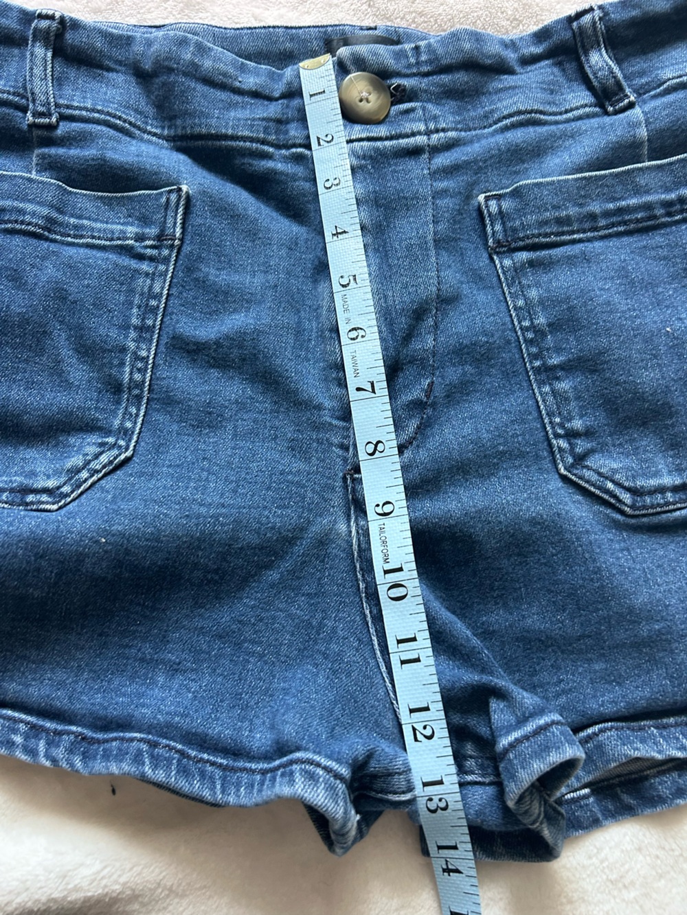 Maeve by Anthropologie The Colette Blue Denim Shorts Size 32 - Picture 12 of 12